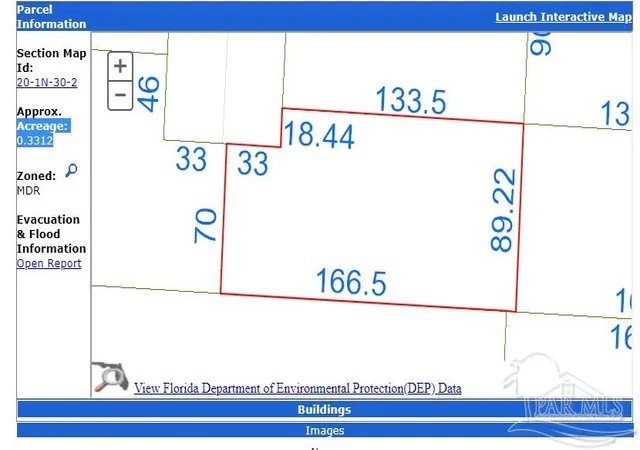 Photo 1 of Land for sale at 2350 Bobwhite Ln, Pensacola, FL 32534 | MLS# 689952 | Listing updated on 2026-10-06