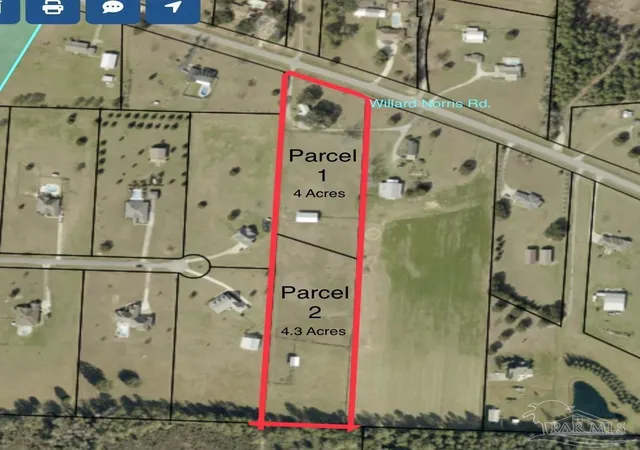 Photo 1 of Land for sale at 3801 Willard Norris Rd, Milton, FL 32571 | MLS# 690092 | Listing updated on 2026-10-09