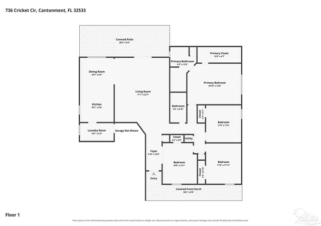 Photo 4 of Single family home for sale at 736 Cricket Cir, Cantonment, FL 32533 | MLS# 688565 | Listing updated on 2026-09-08