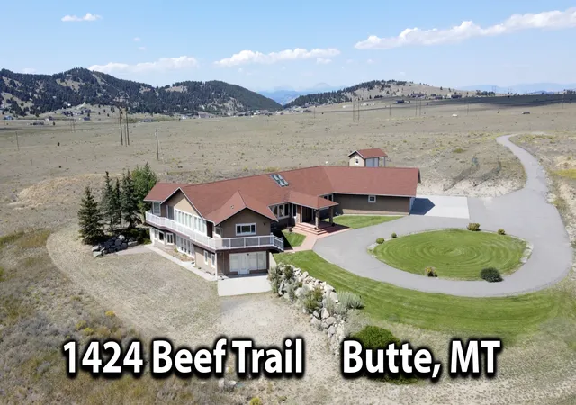 Photo 1 of Mansion for sale at 1424 Beef Trail Rd, Butte, MT 59701 | MLS# 30023524 | Listing updated on 2026-09-14