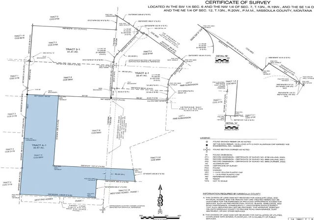 Photo 4 of Land for sale at Tract A-1 Dougherty Dr, Missoula, MT 59808 | MLS# 30077735 | Listing updated on 2026-09-02