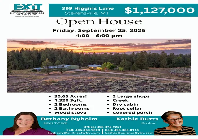 Single family home for sale at 399 Higgins Ln, Stevensville, MT 59870 | MLS# 30077554