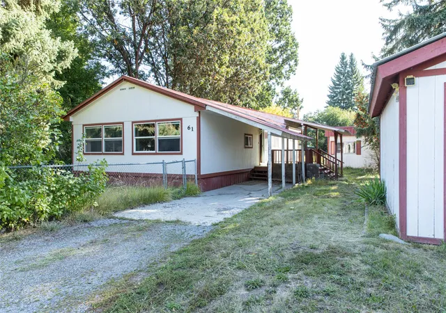 Photo 1 of Manufactured home for sale at 61 Pioneer Rd, Libby, MT 59923 | MLS# 30078161 | Listing updated on 2026-09-22