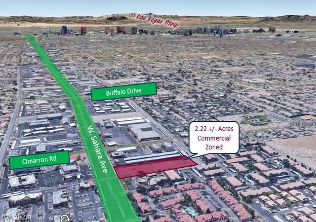 Photo 4 of Land for sale at Sahara, Las Vegas, NV 89117 | MLS# 2697894 | Listing updated on 2026-09-02