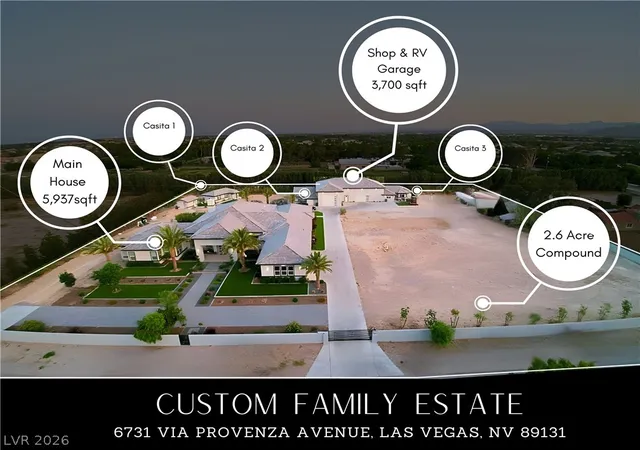 Photo 1 of Mansion for sale at 6731 Via Provenza Ave, Las Vegas, NV 89131 | MLS# 2760330 | Listing updated on 2026-08-30