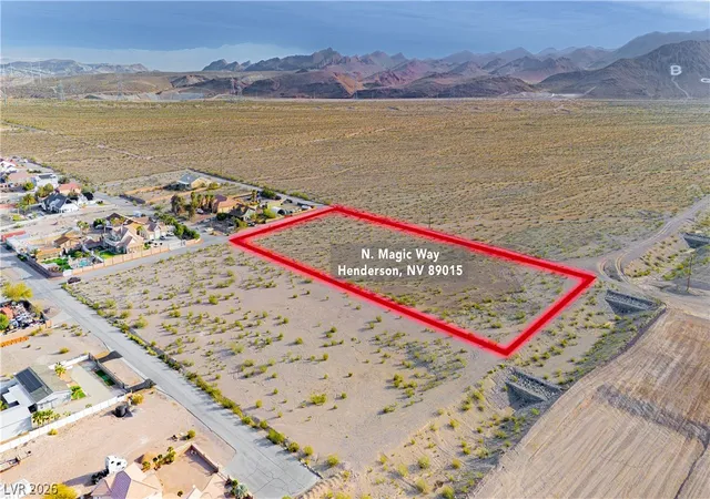 Photo 3 of Land for sale at N Magic Way, Henderson, NV 89015 | MLS# 2758523 | Listing updated on 2026-09-16