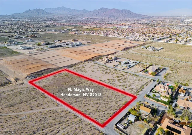Photo 4 of Land for sale at N Magic Way, Henderson, NV 89015 | MLS# 2758523 | Listing updated on 2026-09-16