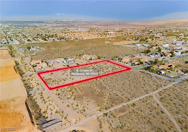 Photo 3 of Land for sale at N Orleans St, Henderson, NV 89015 | MLS# 2758524 | Listing updated on 2026-09-16