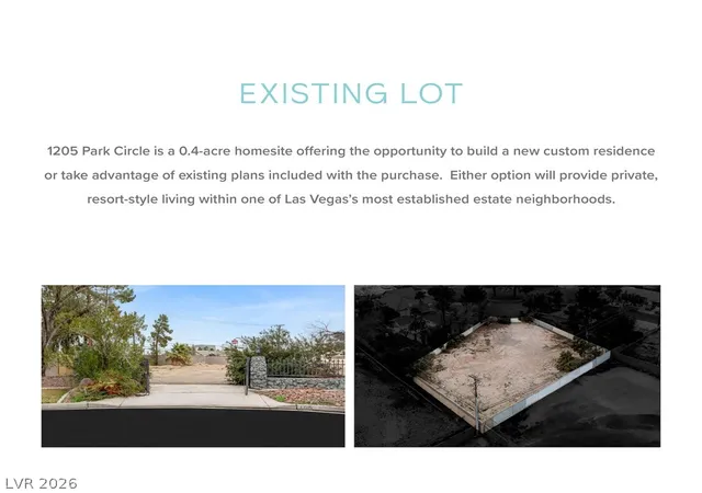 Photo 3 of Land for sale at 1205 Park Cir, Las Vegas, NV 89102 | MLS# 2763978 | Listing updated on 2026-09-08