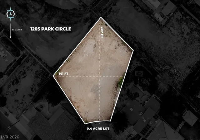 Photo 3 of Land for sale at 1205 Park Cir, Las Vegas, NV 89102 | MLS# 2763978 | Listing updated on 2026-09-08
