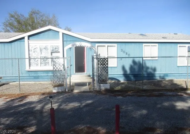 Photo 1 of Manufactured home for sale at 3080 W Hardy Ln, Pahrump, NV 89048 | MLS# 2775658 | Listing updated on 2026-08-31