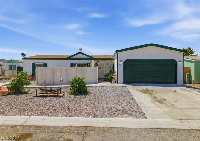Photo 1 of Manufactured home for sale at 597 Krysta Ln, Pahrump, NV 89060 | MLS# 2784213 | Listing updated on 2026-09-16