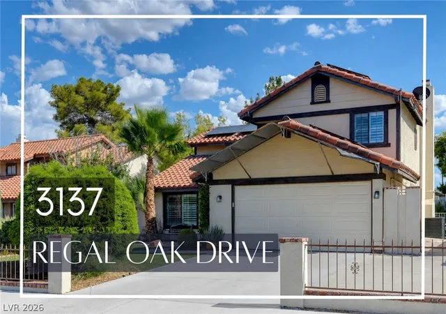 Photo 1 of Sale Pending at 3137 Regal Oak Dr, Henderson, NV 89014 | MLS# 2783068 | Listing updated on 2026-09-11