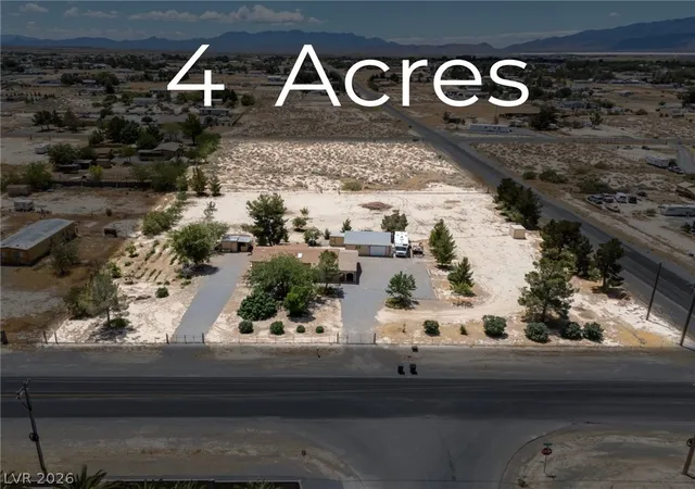 Photo 1 of Manufactured home for sale at 4501 E Kellogg Rd, Pahrump, NV 89061 | MLS# 2784148 | Listing updated on 2026-09-22