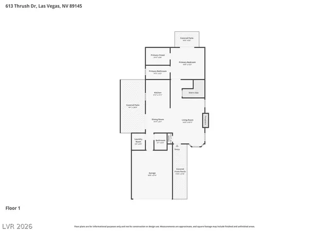 Photo 2 of Single family home for sale at 613 Thrush Dr, Las Vegas, NV 89145 | MLS# 2789208 | Listing updated on 2026-09-08