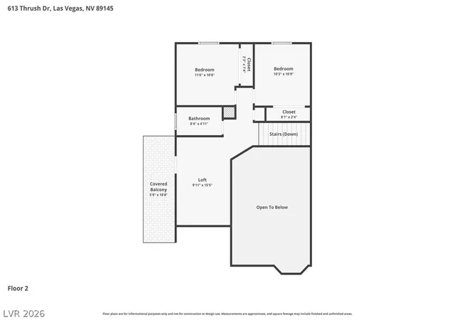 Photo 3 of Single family home for sale at 613 Thrush Dr, Las Vegas, NV 89145 | MLS# 2789208 | Listing updated on 2026-09-08
