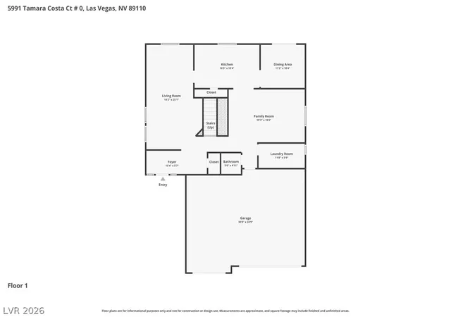 Photo 3 of Single family home for sale at 5991 Tamara Costa Ct, Las Vegas, NV 89110 | MLS# 2789130 | Listing updated on 2026-09-08