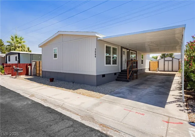 Photo 1 of Manufactured home for sale at 3666 Lost Hills Dr, Las Vegas, NV 89122 | MLS# 2789442 | Listing updated on 2026-09-02