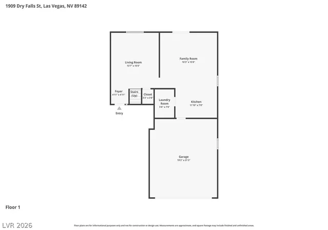 Photo 2 of Single family home for sale at 1909 Dry Fls St, Las Vegas, NV 89142 | MLS# 2791817 | Listing updated on 2026-09-11