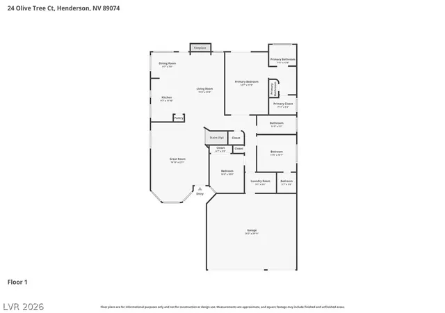 Photo 2 of Single family home for sale at 24 Olive Tree Ct, Henderson, NV 89074 | MLS# 2790005 | Listing updated on 2026-09-26