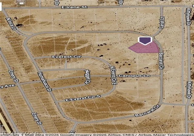 Photo 1 of Land for sale at 800 Baccarat Cir, Pahrump, NV 89060 | MLS# 2795281 | Listing updated on 2026-09-03