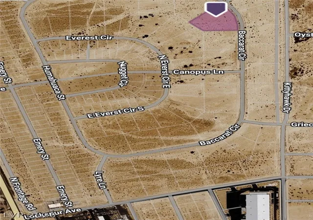 Photo 3 of Land for sale at 800 Baccarat Cir, Pahrump, NV 89060 | MLS# 2795281 | Listing updated on 2026-09-03