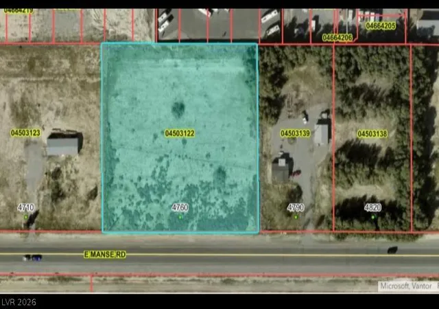 Photo 3 of Land for sale at 4760 E Manse Rd, Pahrump, NV 89061 | MLS# 2798982 | Listing updated on 2026-09-16