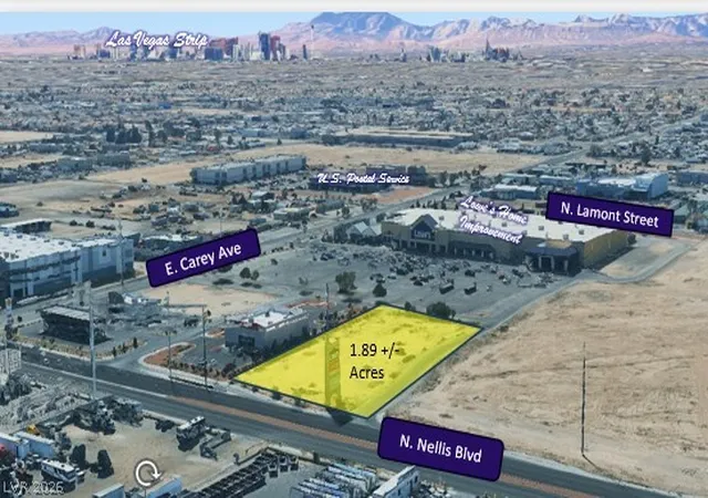 Photo 3 of Land for sale at Nellis Blvd, Las Vegas, NV 89115 | MLS# 2799665 | Listing updated on 2026-09-02