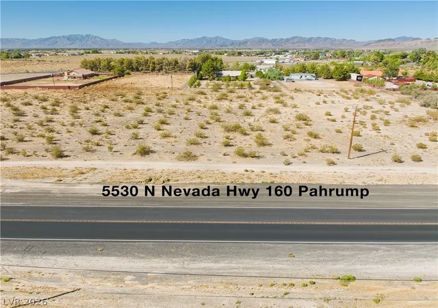 Photo 1 of Land for sale at 5530 N Nevada Hwy 160, Pahrump, NV 89060 | MLS# 2805380 | Listing updated on 2026-09-21