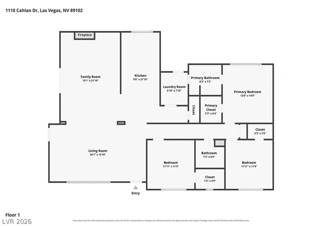 Photo 40 of Single family home for sale at 1110 Cahlan Dr, Las Vegas, NV 89102 | MLS# 2805780 | Listing updated on 2026-09-26