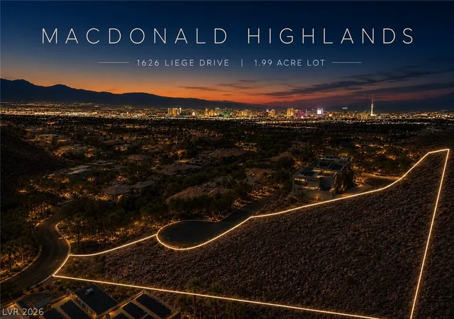 Photo 1 of Land for sale at 1626 Liege Dr, Henderson, NV 89012 | MLS# 2803038 | Listing updated on 2026-09-05