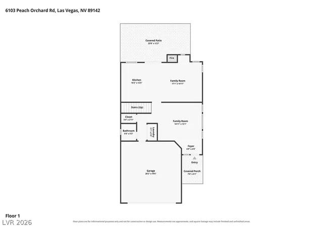 Photo 3 of Single family home for sale at 6103 Peach Orchard Rd, Las Vegas, NV 89142 | MLS# 2806548 | Listing updated on 2026-09-08