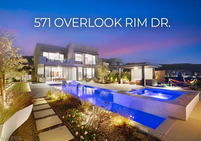 Photo 1 of Single family home for sale at 571 Overlook Rim Dr, Henderson, NV 89012 | MLS# 2807022 | Listing updated on 2026-09-23