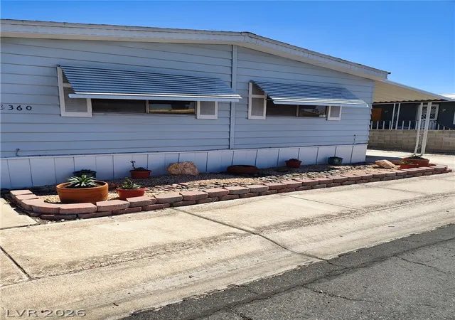 Photo 2 of Manufactured home for sale at 3360 Fort Smith Dr, Las Vegas, NV 89122 | MLS# 2807542 | Listing updated on 2026-09-02