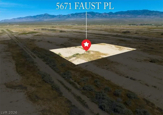 Photo 1 of Land for sale at 5671 N Faust Pl, Pahrump, NV 89060 | MLS# 2813917 | Listing updated on 2026-09-17