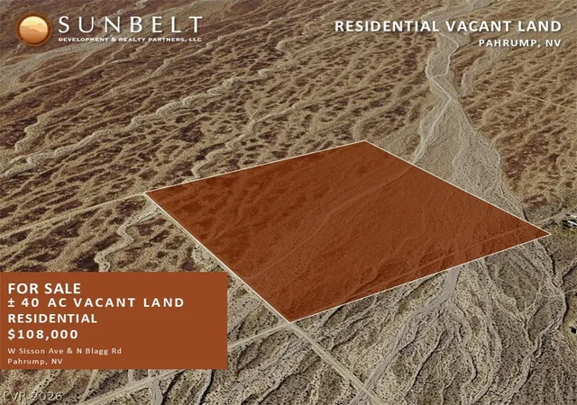 Photo 1 of Land for sale at 9381 N Blagg Rd, Pahrump, NV 89060 | MLS# 2814102 | Listing updated on 2026-09-02