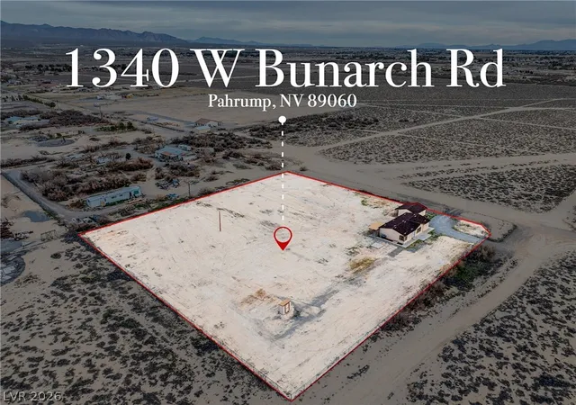 Photo 1 of Manufactured home for sale at 1340 W Bunarch Rd, Pahrump, NV 89060 | MLS# 2814593 | Listing updated on 2026-09-29