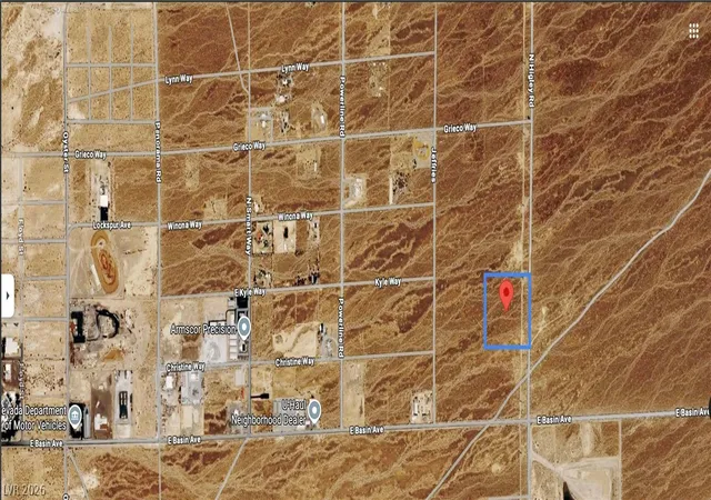 Photo 1 of Land for sale at 180 N Higley Rd, Pahrump, NV 89060 | MLS# 2815991 | Listing updated on 2026-09-05