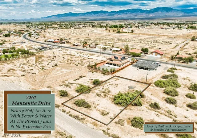 Photo 1 of Land for sale at 2261 S Manzanita Dr, Pahrump, NV 89048 | MLS# 2816140 | Listing updated on 2026-09-08