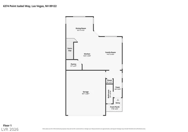 Photo 2 of Single family home for sale at 6374 Point Isabel Way, Las Vegas, NV 89122 | MLS# 2816799 | Listing updated on 2026-09-09