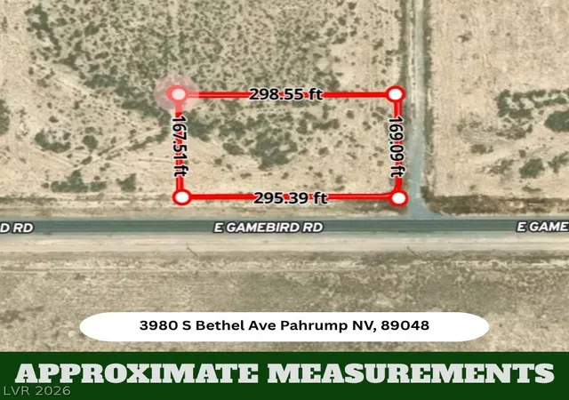 Photo 2 of Land for sale at 3980 S Bethel Ave, Pahrump, NV 89048 | MLS# 2817446 | Listing updated on 2026-09-11