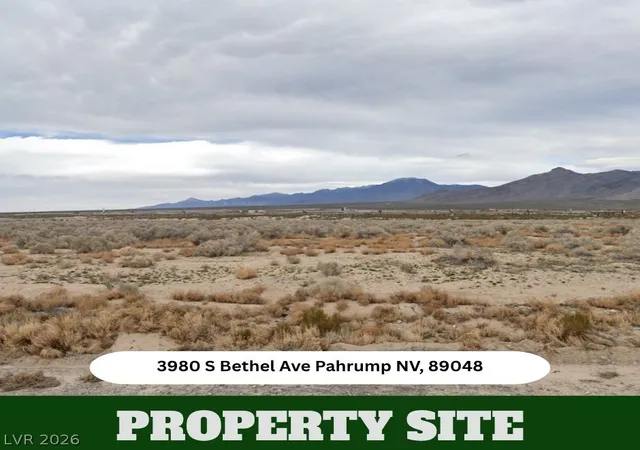Photo 3 of Land for sale at 3980 S Bethel Ave, Pahrump, NV 89048 | MLS# 2817446 | Listing updated on 2026-09-11