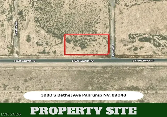 Photo 4 of Land for sale at 3980 S Bethel Ave, Pahrump, NV 89048 | MLS# 2817446 | Listing updated on 2026-09-11
