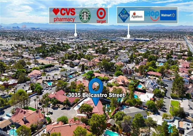 Photo 3 of Single family home for sale at 3035 Belcastro St, Las Vegas, NV 89117 | MLS# 2817508 | Listing updated on 2026-09-12