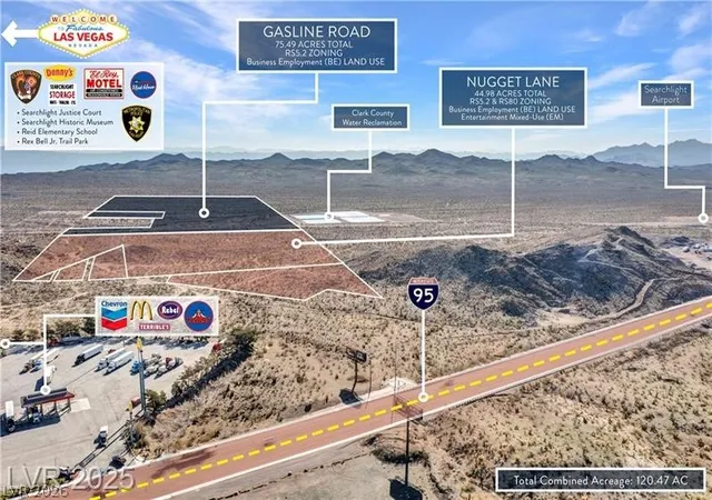 Photo 1 of Land for sale at S Nugget Land & Gasline Rd, Searchlight, NV 89046 | MLS# 2818329 | Listing updated on 2026-10-06