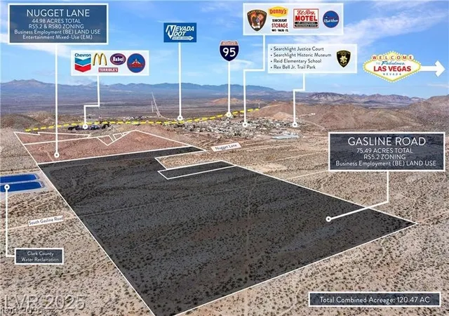 Photo 2 of Land for sale at S Nugget Land & Gasline Rd, Searchlight, NV 89046 | MLS# 2818329 | Listing updated on 2026-10-06