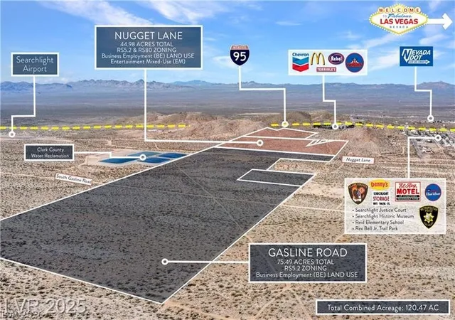 Photo 3 of Land for sale at S Nugget Land & Gasline Rd, Searchlight, NV 89046 | MLS# 2818329 | Listing updated on 2026-10-06