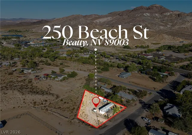 Photo 1 of Manufactured home for sale at 250 N Beach St, Beatty, NV 89003 | MLS# 2819523 | Listing updated on 2026-09-17