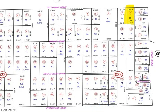 Photo 3 of Land for sale at 1120 N Kittyhawk Dr, Pahrump, NV 89060 | MLS# 2818599 | Listing updated on 2026-09-18