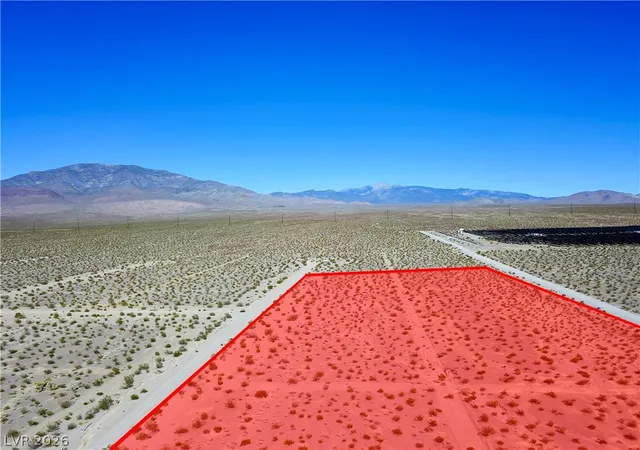 Photo 3 of Land for sale at 2180 E Simkins Rd, Pahrump, NV 89060 | MLS# 2819845 | Listing updated on 2026-09-23